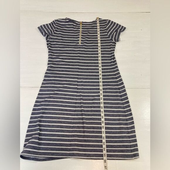 Sail To Sable Dress Women’s M Blue White Stripe Nautical Resort Preppy Tuckernuc - Picture 10 of 10